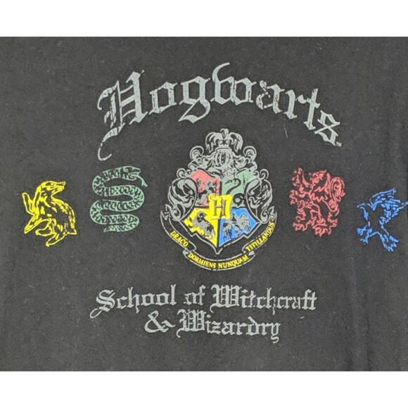 Harry Potter Hogwarts School Tee - M - GUC - Picture 2 of 4